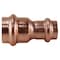 Copper Press By Tmg 3/4 in. x 1/2 in. Copper Press x Press Reducing Coupling with Dimple Stop XPRC3412 - alternate 1